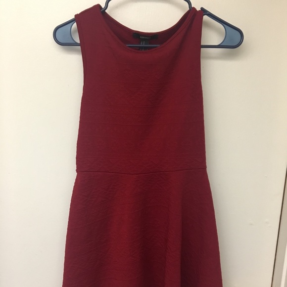 Red Dress with back cutout - Picture 2 of 3